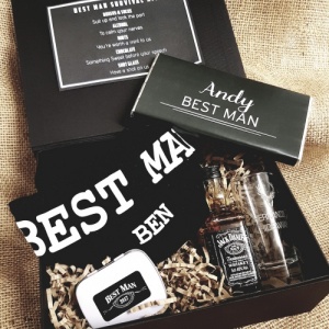 Best Man Survival Kit Everything he needs to get through the big day!